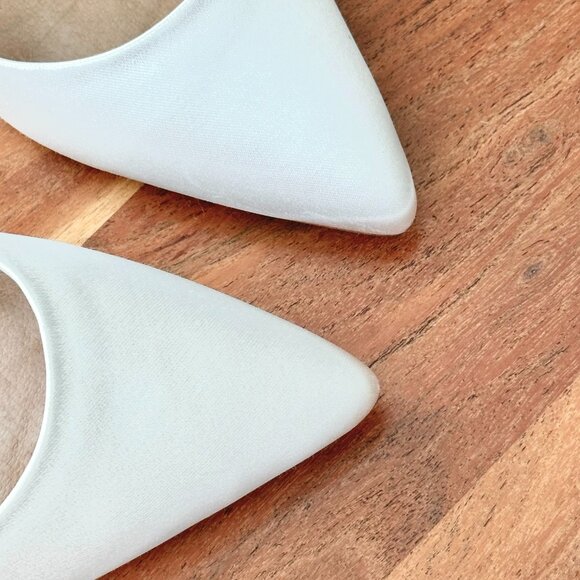 NEW Bridal Pointed Toe Block Heels EU39 US 8.5-9 - Picture 6 of 7